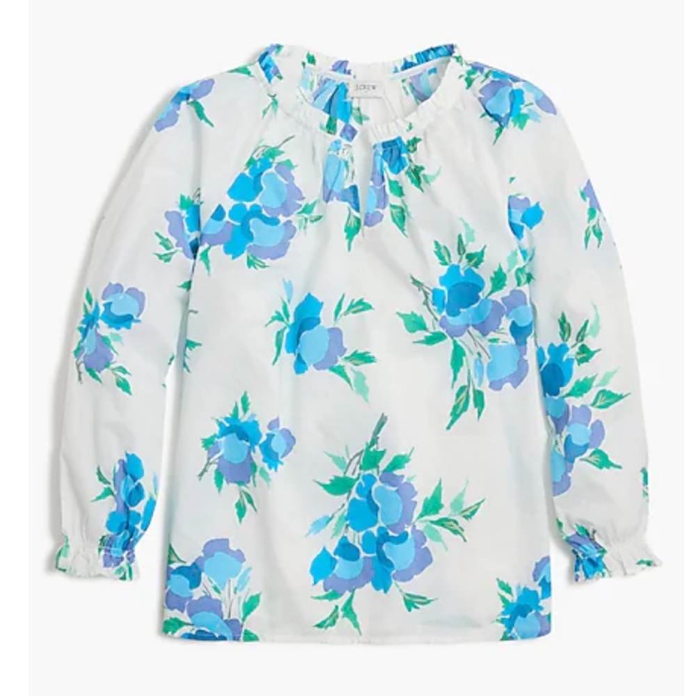 NWT J. Crew floral blouse